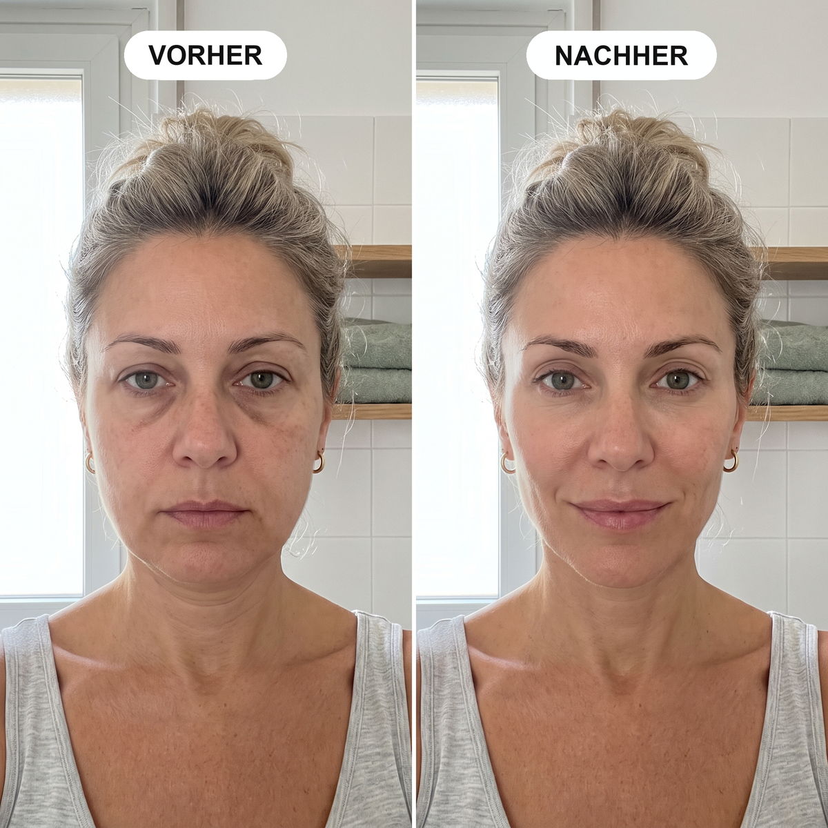 Vorher / Nachher – Gesicht