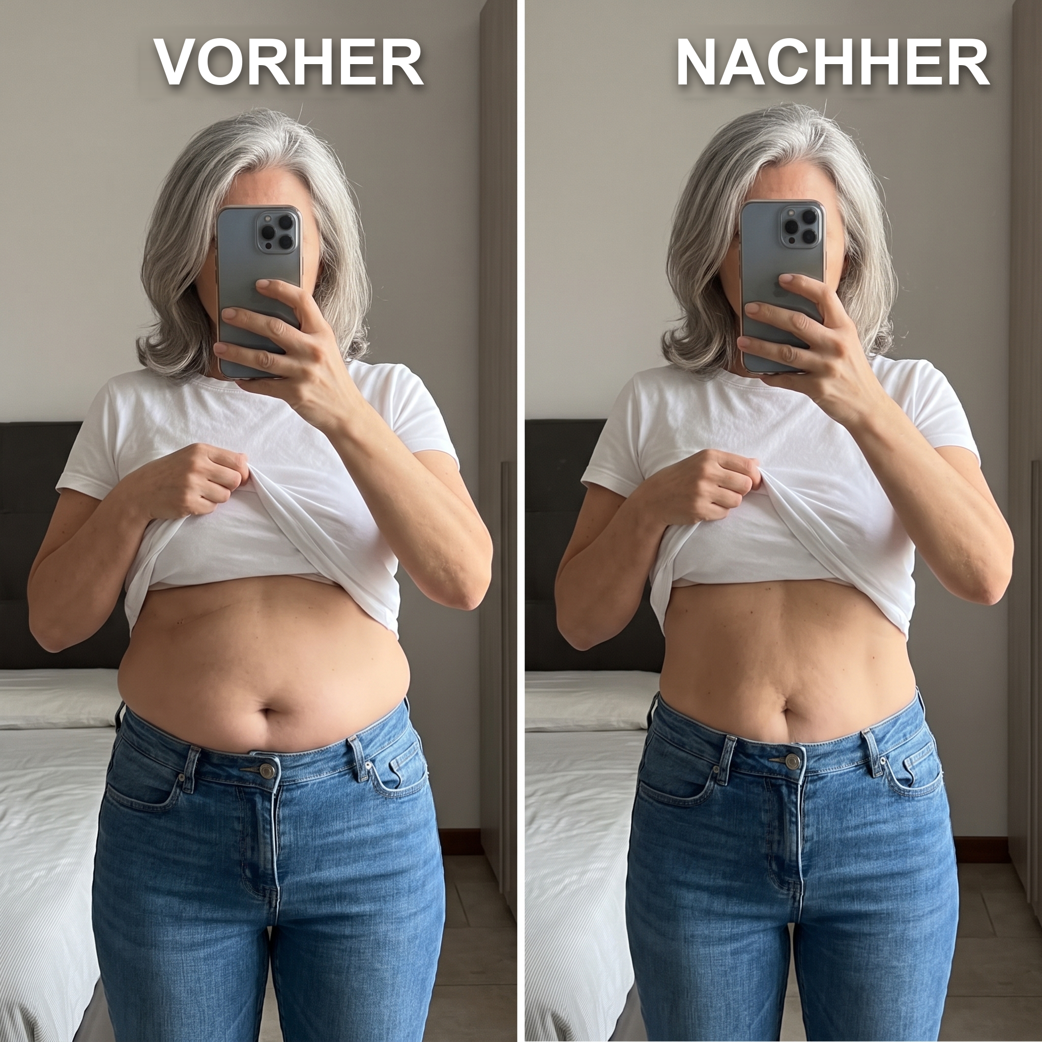 Vorher / Nachher – Bauch
