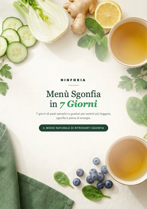 Copertina Menù Sgonfia in 7 Giorni